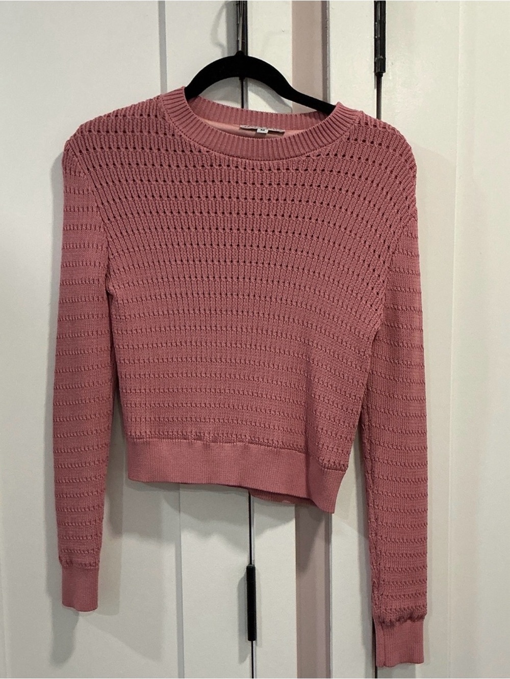 Light Pink Crewneck Knit Sweater